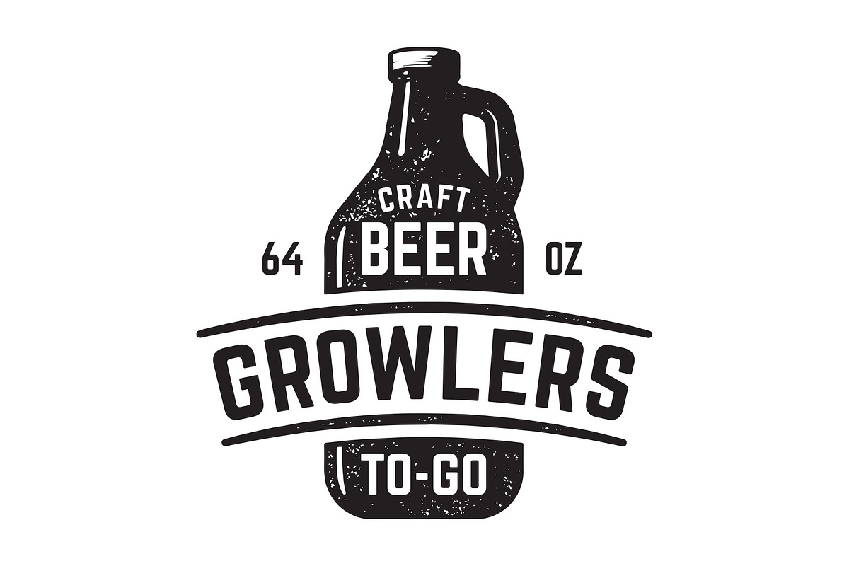 Beer Growler Tap House Logo, a Branding & Logo Template by HuhnCreative (Photo 1 of 2)