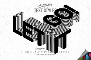 3D Isometric Text Mockup, a Layer Style Add-On by Designow Group