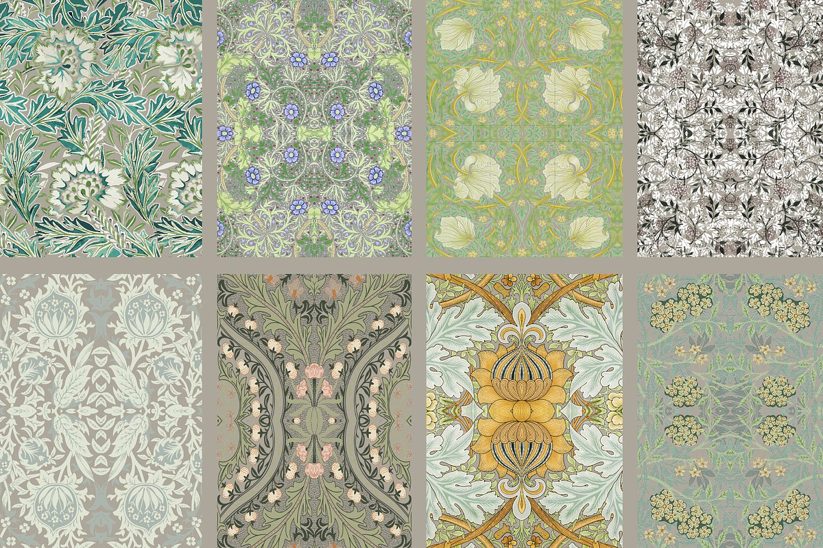 William Morris Seamless Patter 13, a Pattern Graphic by ARTOZEN DIGITAL (Photo 18 of 19)