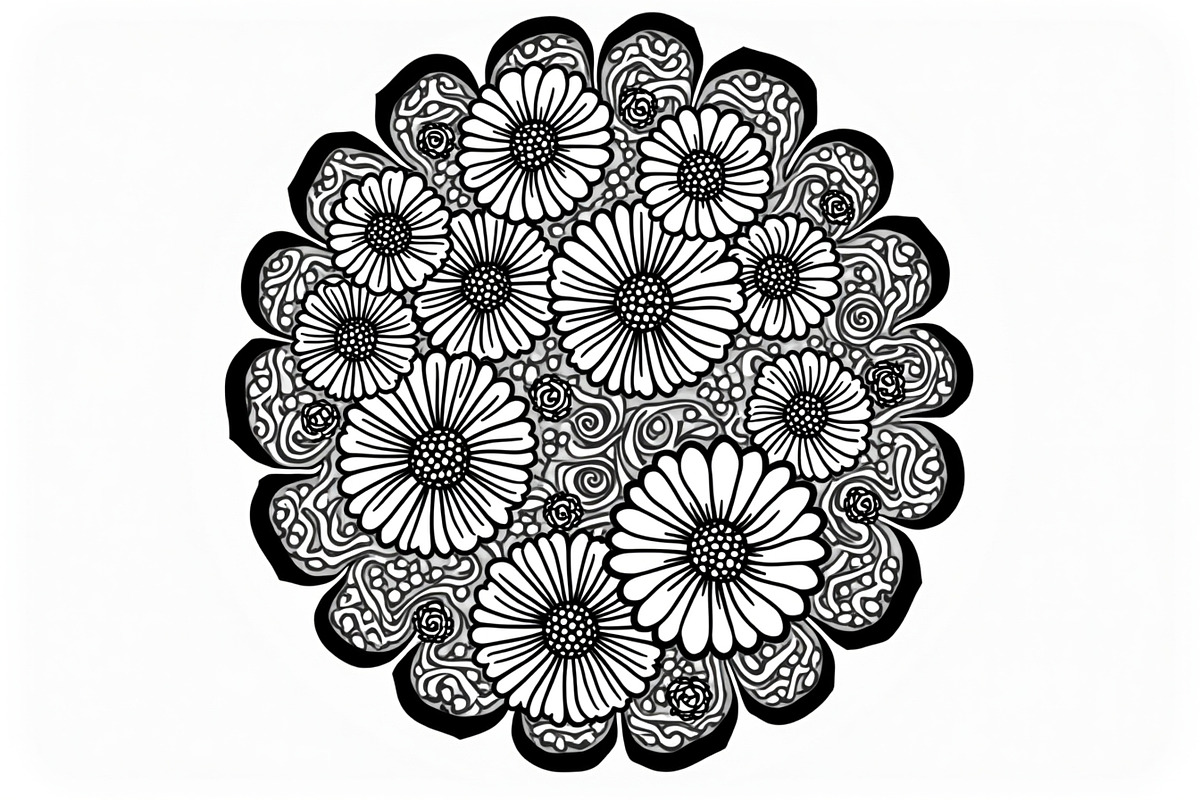 Mandala Floral Circle Pack, an Illustration by BIPLOB EXPERT (Photo 8 of 9)