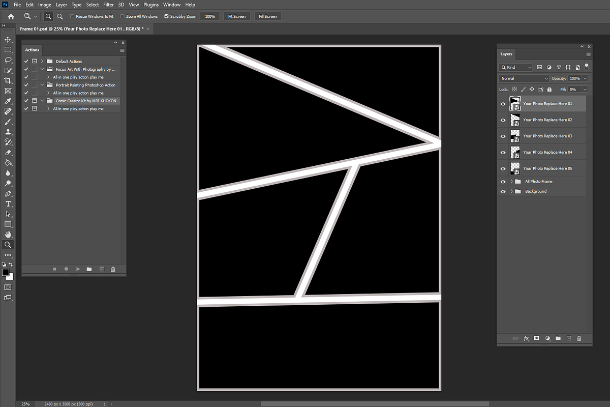 Comic Creator Kit Photoshop Action, an Action Add-On by MRI STUDIO (Photo 15 of 20)