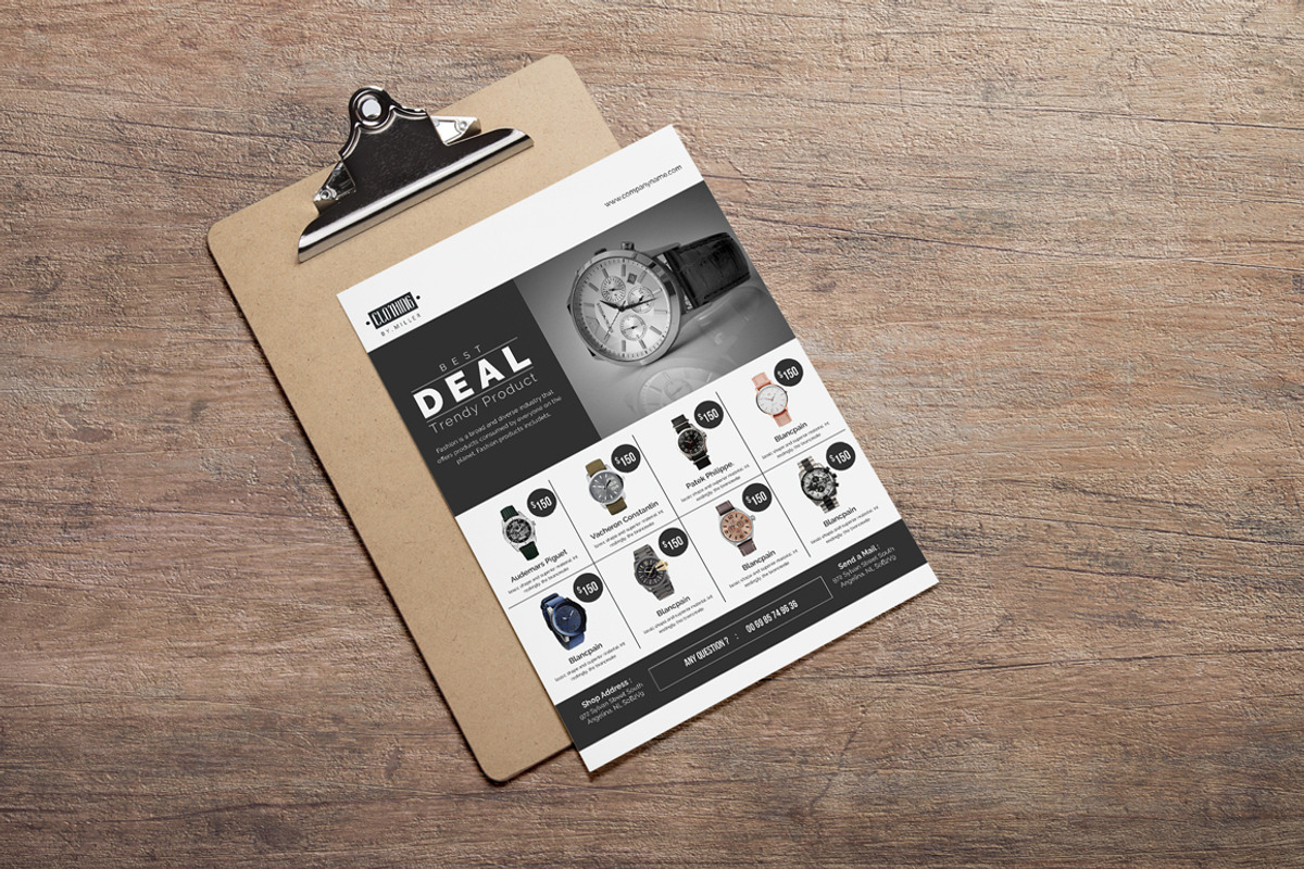 Product Sale Flyer, a Flyer Template by Addaxx (Photo 2 of 2)