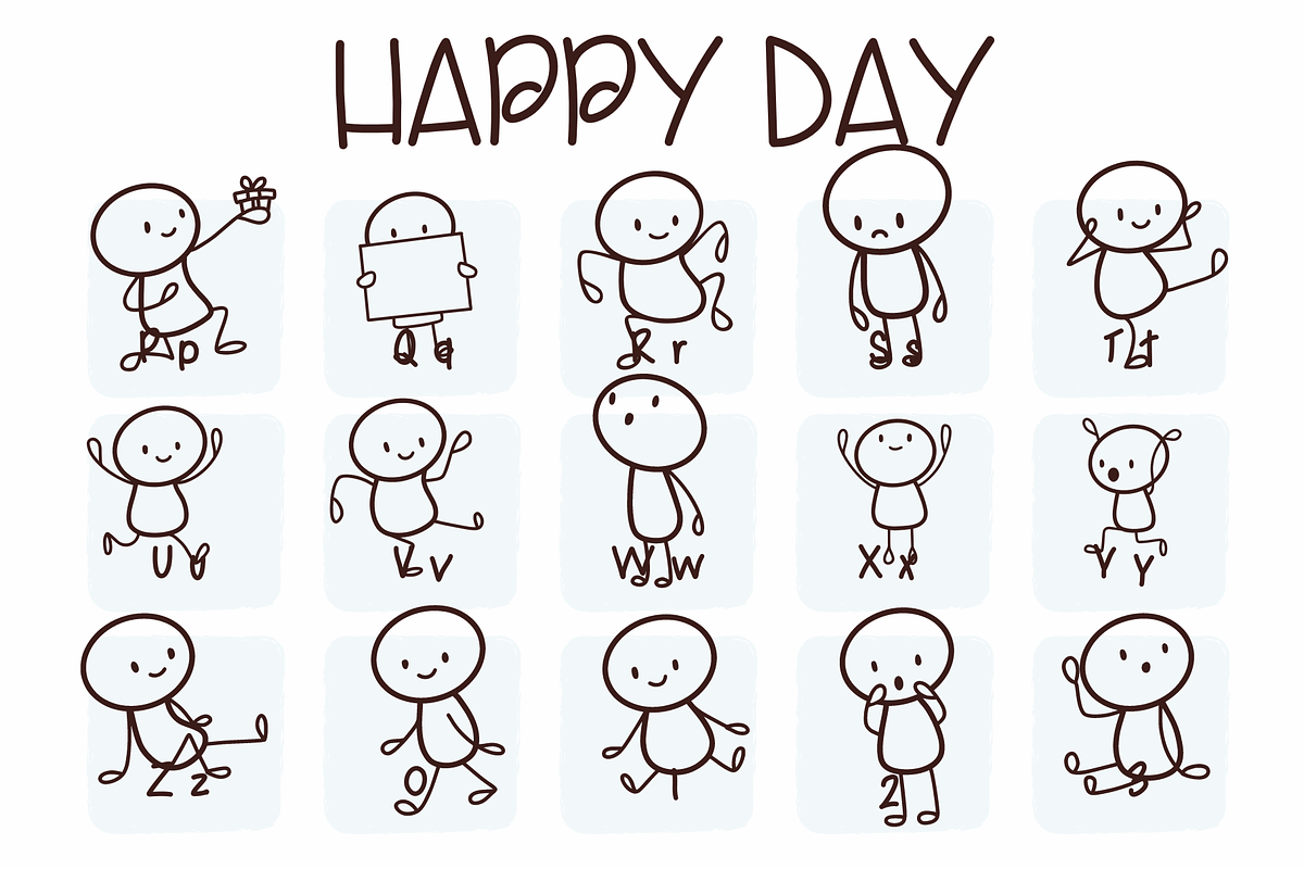 Happy Day| Symbols Fonts, a Symbol Font by Sirinart (Photo 3 of 6)