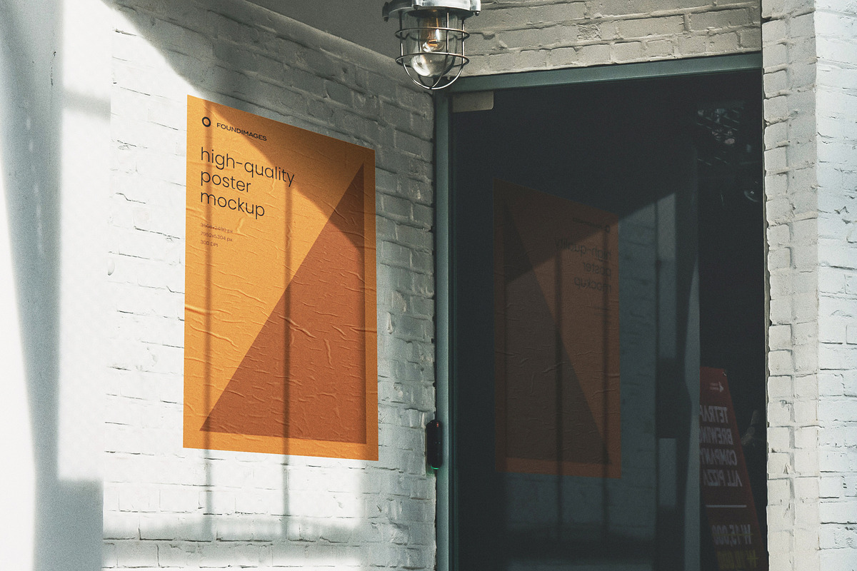 Urban Poster Mockup Template Bundle, an Advertising Mockup by FoundImages (Photo 10 of 52)