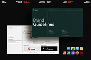 Brand Guidelines Presentation Layout, a Presentation Template by DesignCrest (Thumbnail 1 of 21)