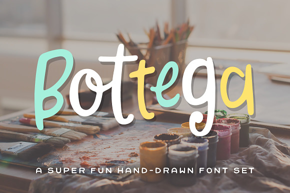 Bottega Font Set preview 8