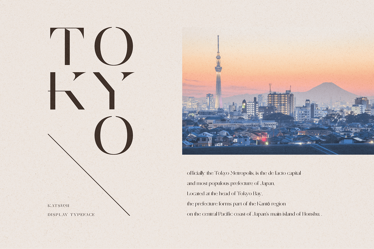 KATSUMI - Japanese Font, a Serif Font by Bekeen.co (Photo 2 of 10)