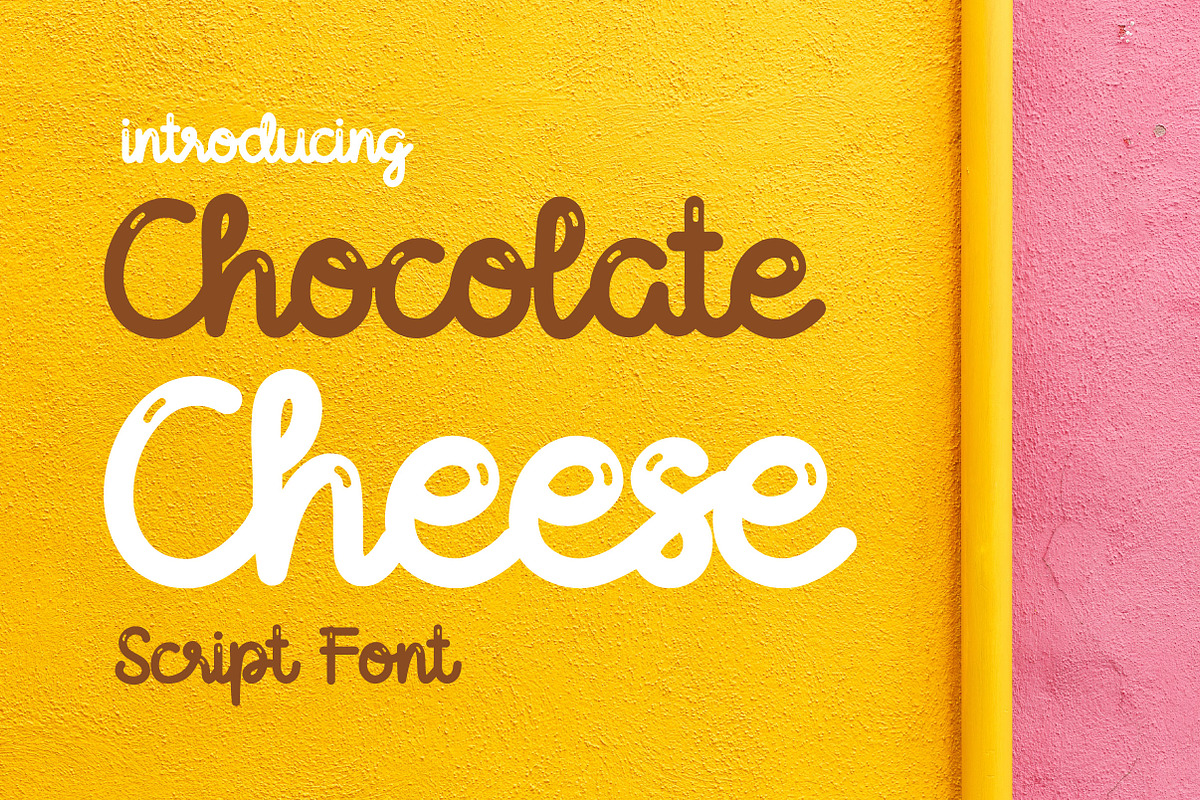Chocolate Cheese Font