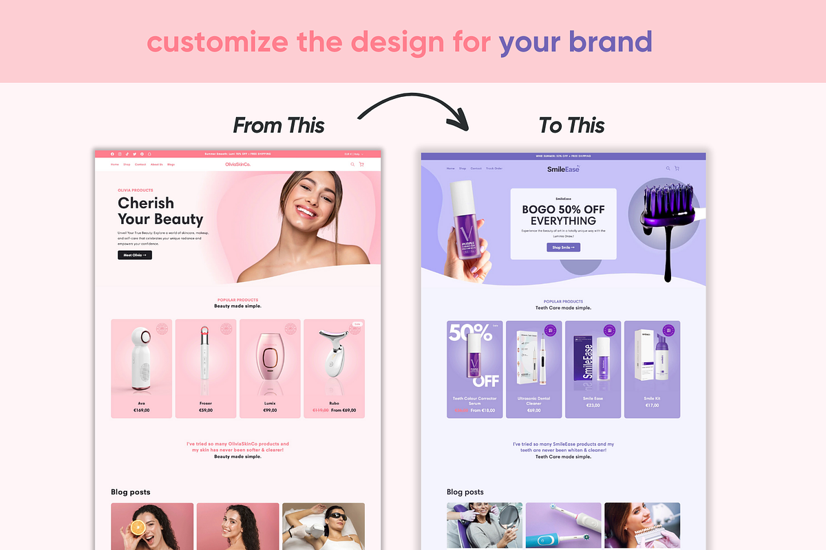 Beauty Shopify Theme, a Shopify Template by Lumin Lab (Photo 4 of 9)