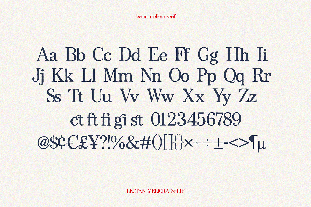 Lectan Meliona – Handmade Serif Font, a Serif Font by Black Junst (Photo 9 of 14)