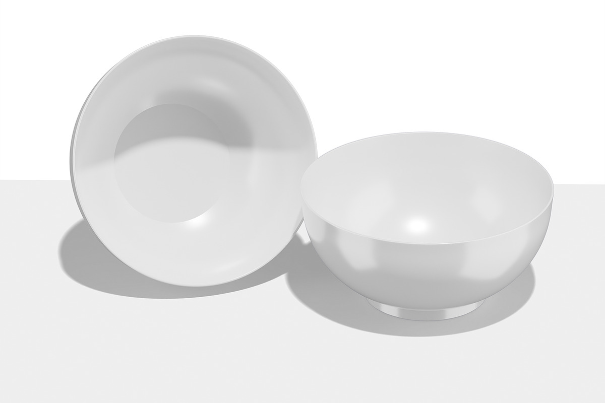 Round Ceramic Bowl Mockup, a Cups & Container Mockup by Unerispace (Photo 5 of 5)