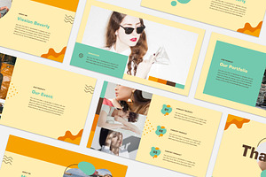 BEVERLY - Retro Powerpoint Template