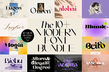 10+ MODERN FONT BUNDLE SALE