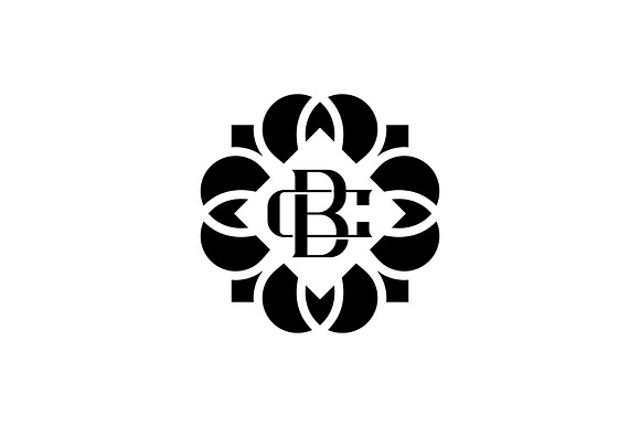 Monogram Initial Letter BC CB Logo preview 2