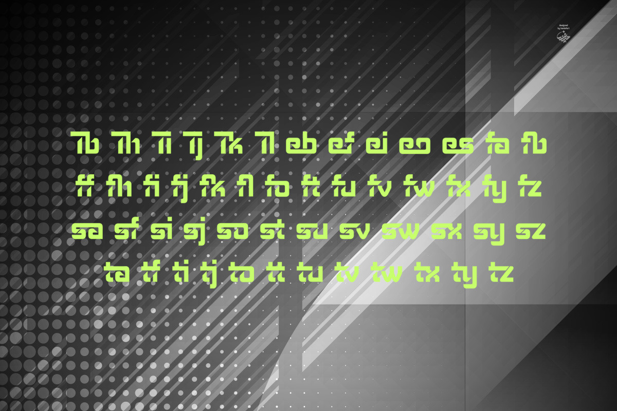 Cutting - Futuristic Sans Serif Font, a Sans Serif Font by haniefart (Photo 6 of 11)