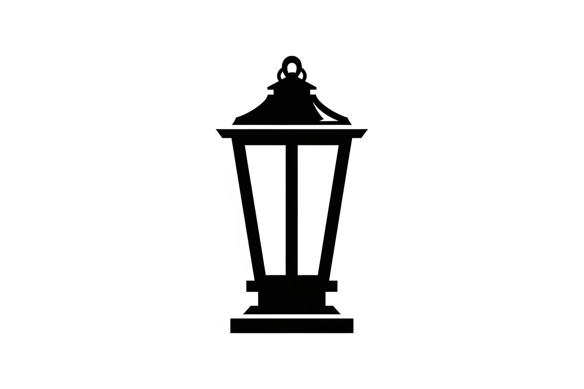 Vintage Street Lantern Silhouette Bu, an Illustration by hafijul (Photo 29 of 51)