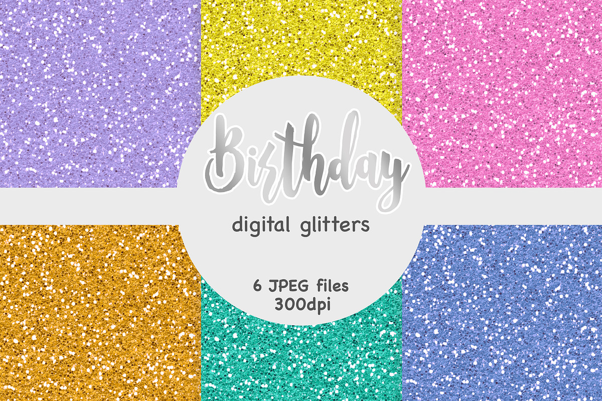 Birthday Glitter Texture, a Background Graphic by GlamArtZhanna (Photo 1 of 3)