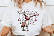 Whimsical Reindeer Clipart, an Illustration by Libby Wishes (Thumbnail 5 of 6)