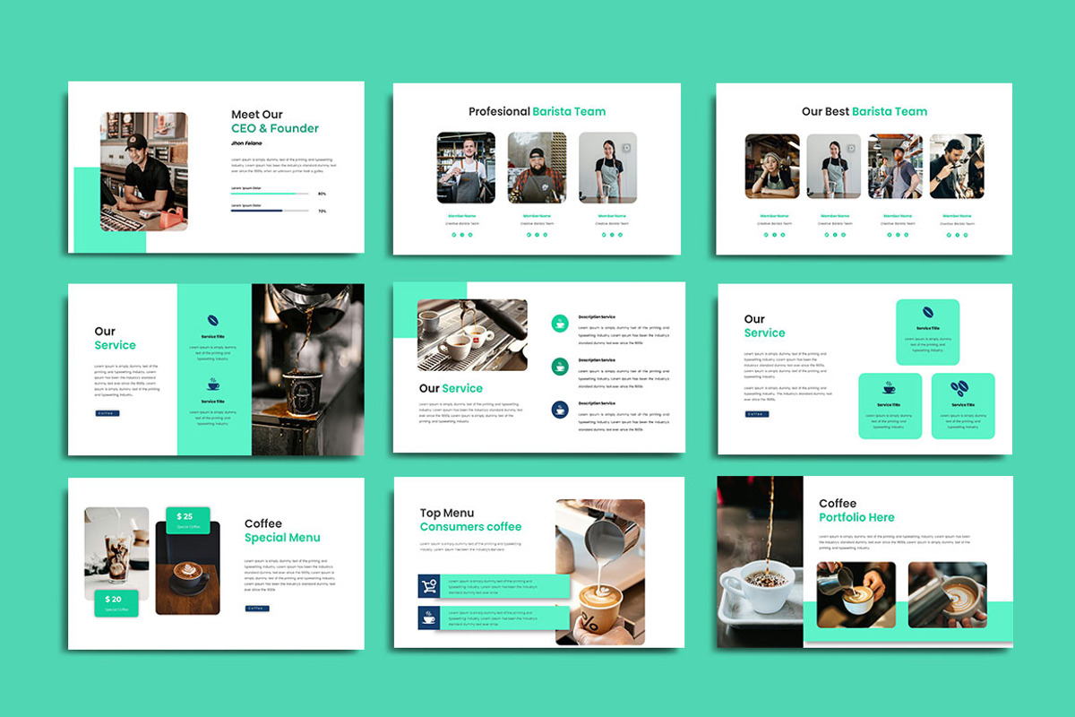 Coffee Shop Keynote&GSL, a Presentation Template by yanindesign (Photo 3 of 6)