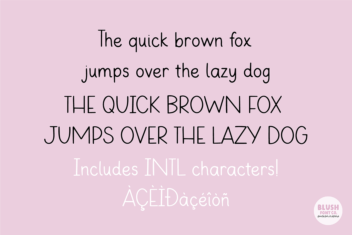 BACK TO SCHOOL Mini Font Bundle, a Sans Serif Font by Blush Font Co. (Photo 21 of 21)