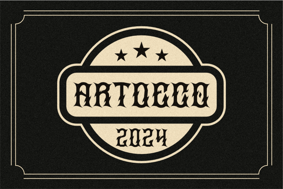 Sragoz America - Western Font, a Blackletter Font by QR Design Studio (Photo 3 of 7)