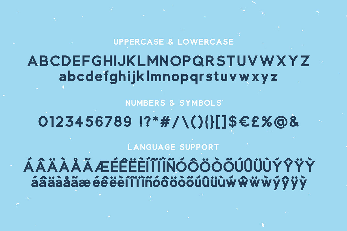 Horizon Layers Font preview 5