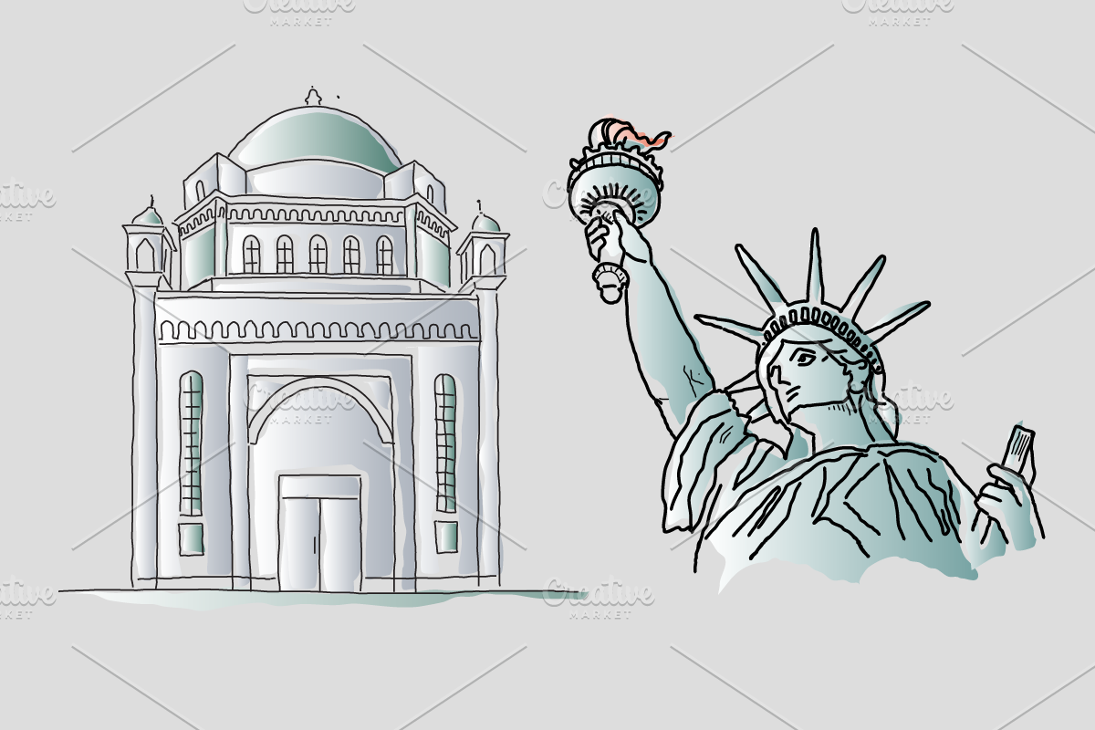 27 Landmarks, an Illustration by Jadugar Design Studio (Photo 9 of 13)