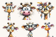 Quirky Funny Animals Clipart, an Animal Illustration by Design Scotch (Thumbnail 3 of 8)