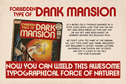 Forbidden Type of Dank Mansion, a Font by category4 (Thumbnail 2 of 6)