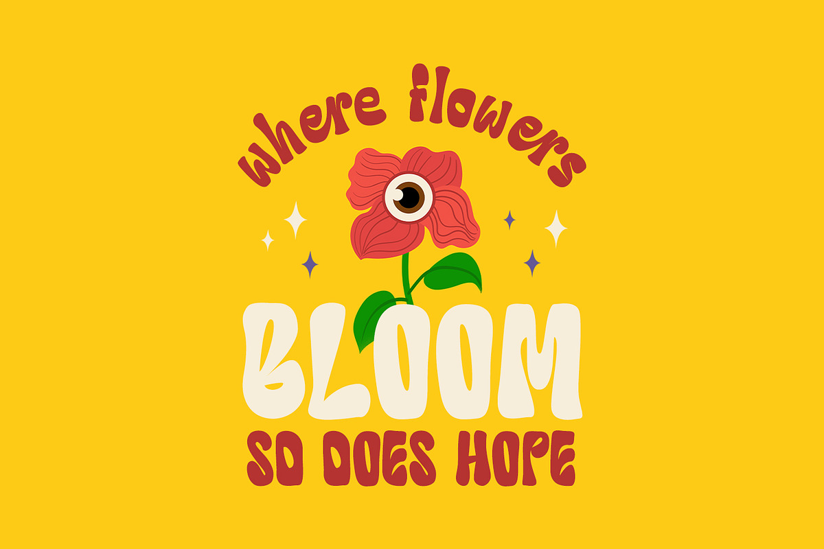 Codera Madoce Retro Groovy Display, a Sans Serif Font by Maulana Creative (Photo 2 of 7)