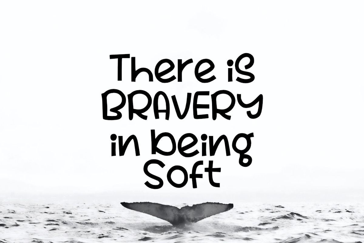 Big Whale Font, a Sans Serif Font by YandiDesigns (Photo 3 of 4)