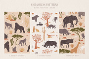 Starlit Safari Graphic Collection, an Animal Illustration by rouxsupplyco (Thumbnail 10 of 16)
