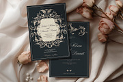 Elegant Baroque Wedding Stationery, an Invitation Template by ilustrinna (Thumbnail 2 of 9)