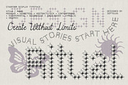 StarForm Display Typeface, a Symbol Font by softulka (Thumbnail 3 of 8)