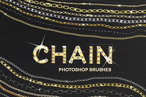 40 Chain Photoshop Brushes
