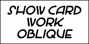 Show Card Work, a Handwritten Font by Jeff Levine Fonts (Thumbnail 4 of 5)