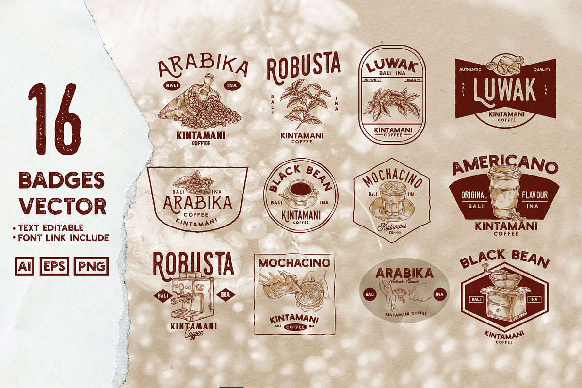 Coffee Shop Illustration Kit & Logo, an Illustration by Dawnside Graphic (Photo 3 of 10)