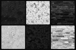 48 Black And White Seamless Textures