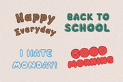 10 Display Bubble Fonts Bundle, a Handwritten Font by ZoloDesignHub (Thumbnail 5 of 7)