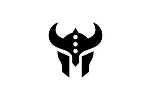 Viking Helmet Logo Design, a Branding & Logo Template by Vectorium Studio
