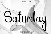 Saturday, a Handwritten Font by FreshTypeINK (Thumbnail 1 of 8)