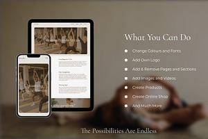 Squarespace Yoga Studio Template