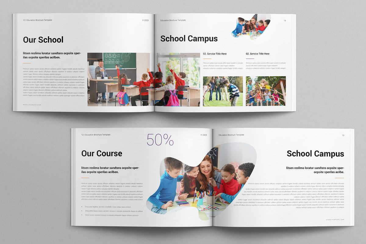 Education Brochure Landscape, a Brochure Template by E-Type (Photo 5 of 7)