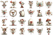 Whimsical Easter Fairy Clipart, an Illustration by designcity5 (Thumbnail 2 of 5)
