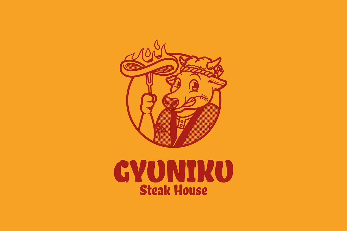 Gyuniku Logo Template, a Branding & Logo Template by Kreasi Malam (Photo 3 of 8)