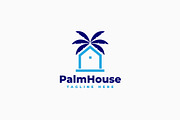 Palm House Logo Template, a Branding & Logo Template by Zeer Graphic (Thumbnail 2 of 2)