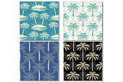 Palm Tree Tropical Seamless Patterns, a Pattern Graphic by wind mill (Thumbnail 3 of 4)