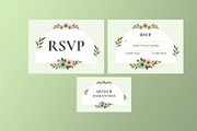 Floral Wedding Suite Template, an Invitation Template by Neermana (Thumbnail 4 of 4)