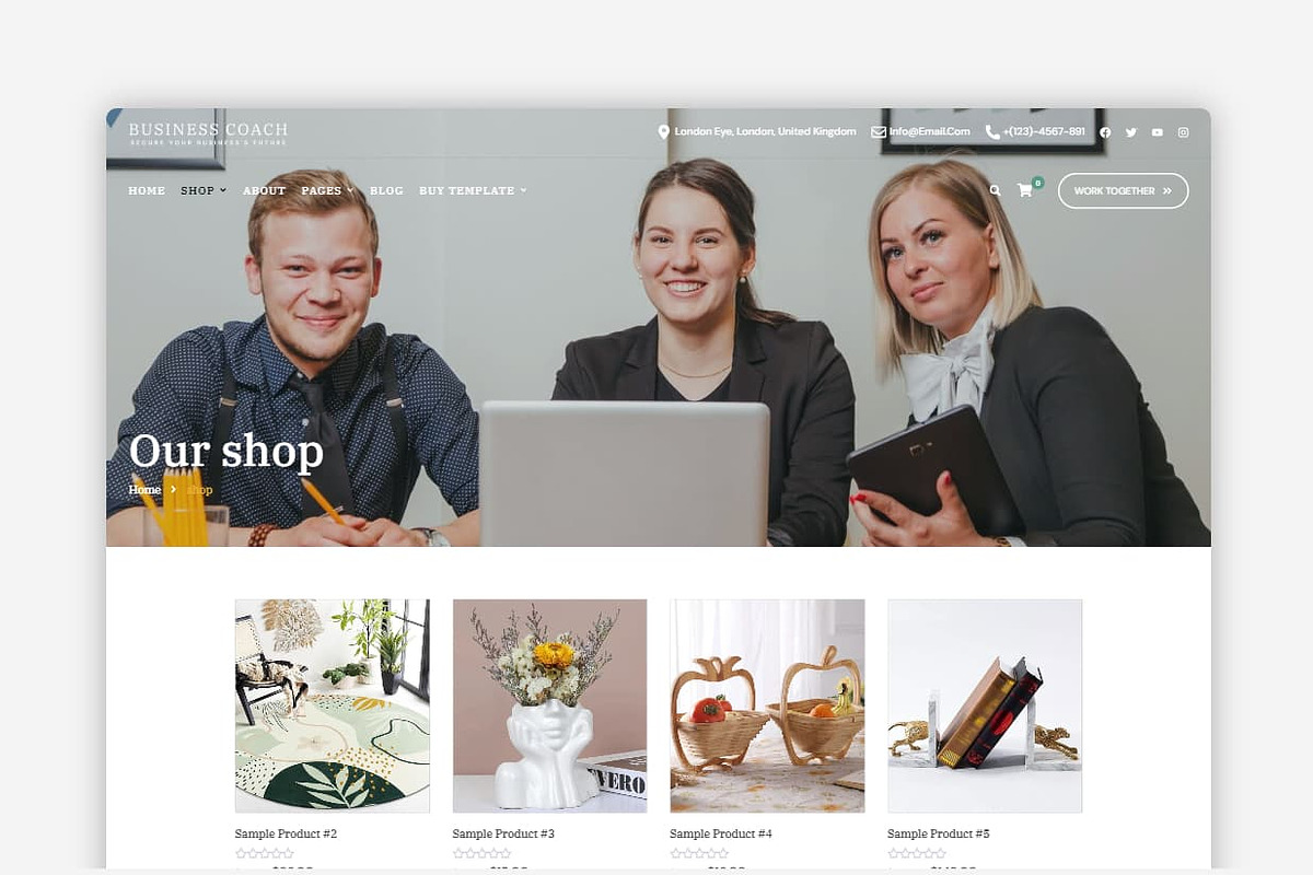 Business Coach WordPress Theme preview 6