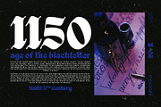 Black Great Typeface, a Blackletter Font by alit design (Thumbnail 7 of 20)